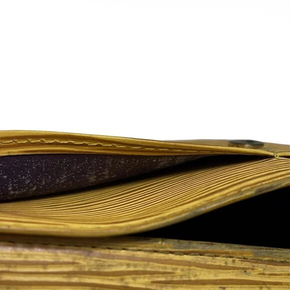 LOUIS VUITTON Pochette Porte Monnaie Credit M63579 Jaune Epi - - Picture 4 of 7